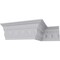 Ekena Millwork 4 3/8"H x 2 7/8"P x 5 1/4"F x 94 1/2"L, (2" Repeat) Heaton Crown Moulding MLD04X03X05HE - alternate 3